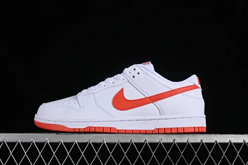 All categories Nk SB Dunk series Nk SB Dunk Low low-top sneakers Nk SB Dunk Low white and orange color low-top casual sports skateboard shoes DV0831-103